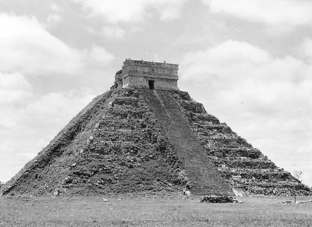 Mayan Temple of Kukul Can, Chichen Itza, Mexico, 1925 page 1