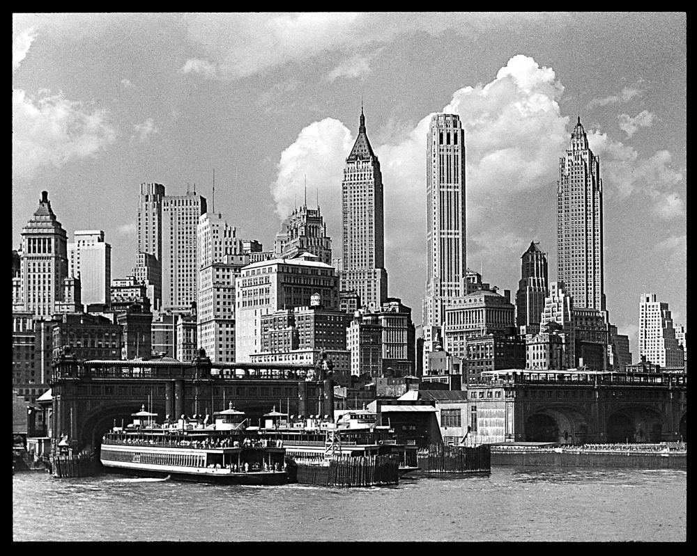 Lower Manhattan Skyline, New York City, 1936 page 1