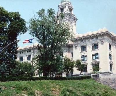 Puerto Rican Flag Flying at Yonkers City Hall, n.d. thumbnail page 1