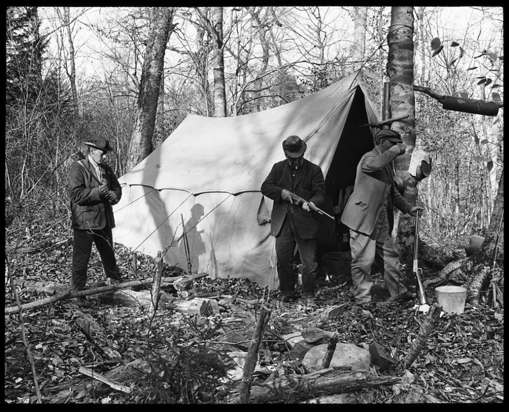 Hunting Party, near Honnedaga Lake, Herkimer County, 1913 page 1