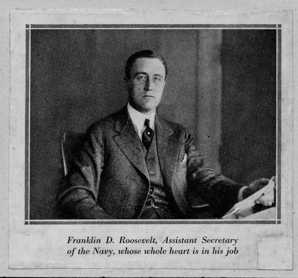Franklin D. Roosevelt, Assistant Secretary of the Navy, c. 1913 page 1