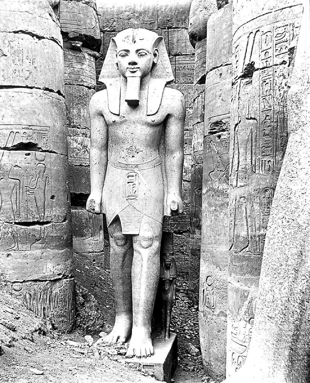 Colossal Statue of Ramses II at Luxor, c. 1896 page 1