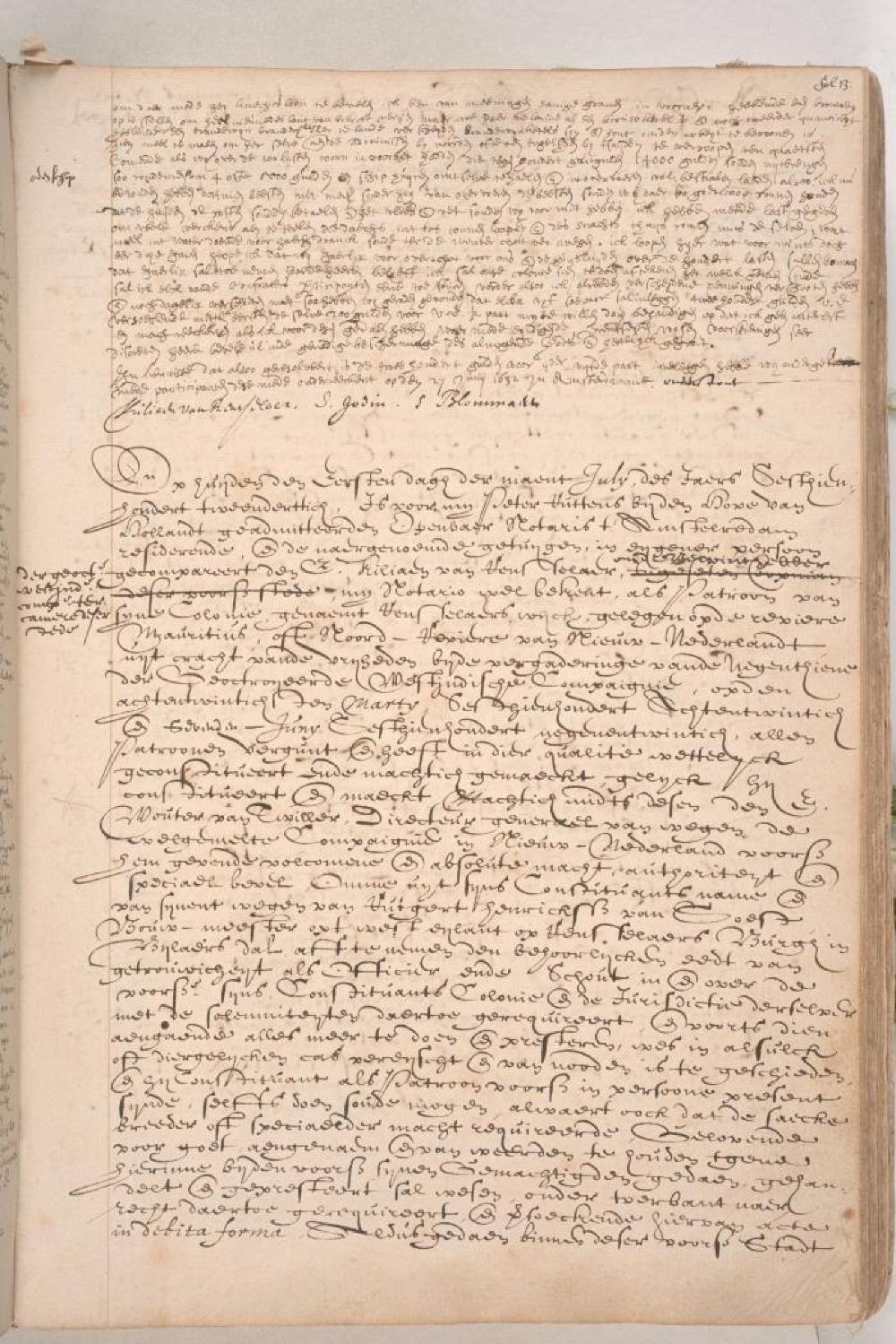 Letter from Kiliaen van Rensselaer to Johannes de Laet, Plans for the Colony, June 27, 1632 page 2