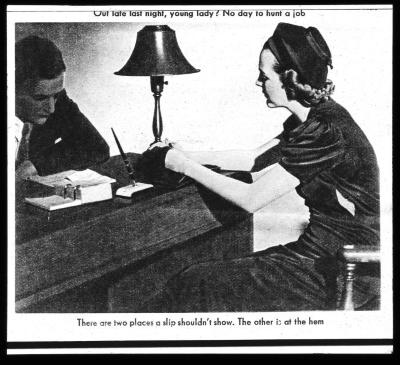 Load A Slip Shouldn't Show, Job Hunting, 1924 in Main Document Viewer