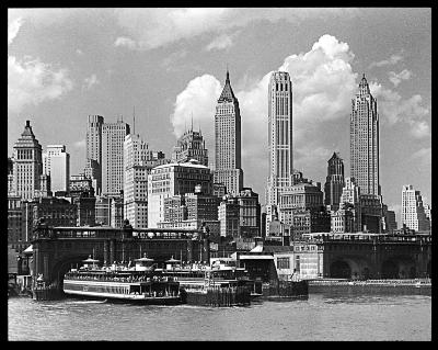 Load Lower Manhattan Skyline, New York City, 1936 in Main Document Viewer