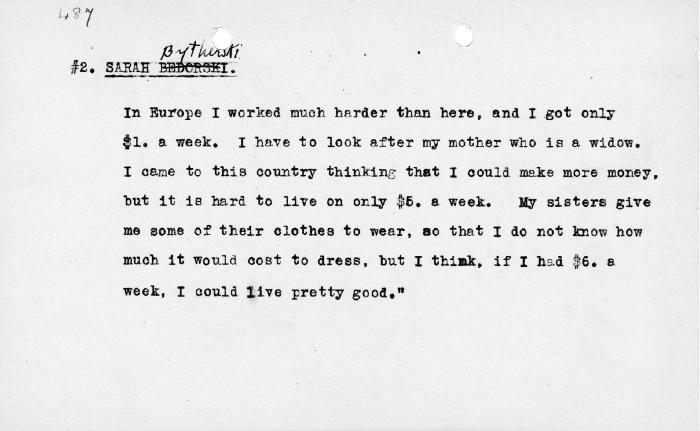 Sarah Bytherski Interview page 1
