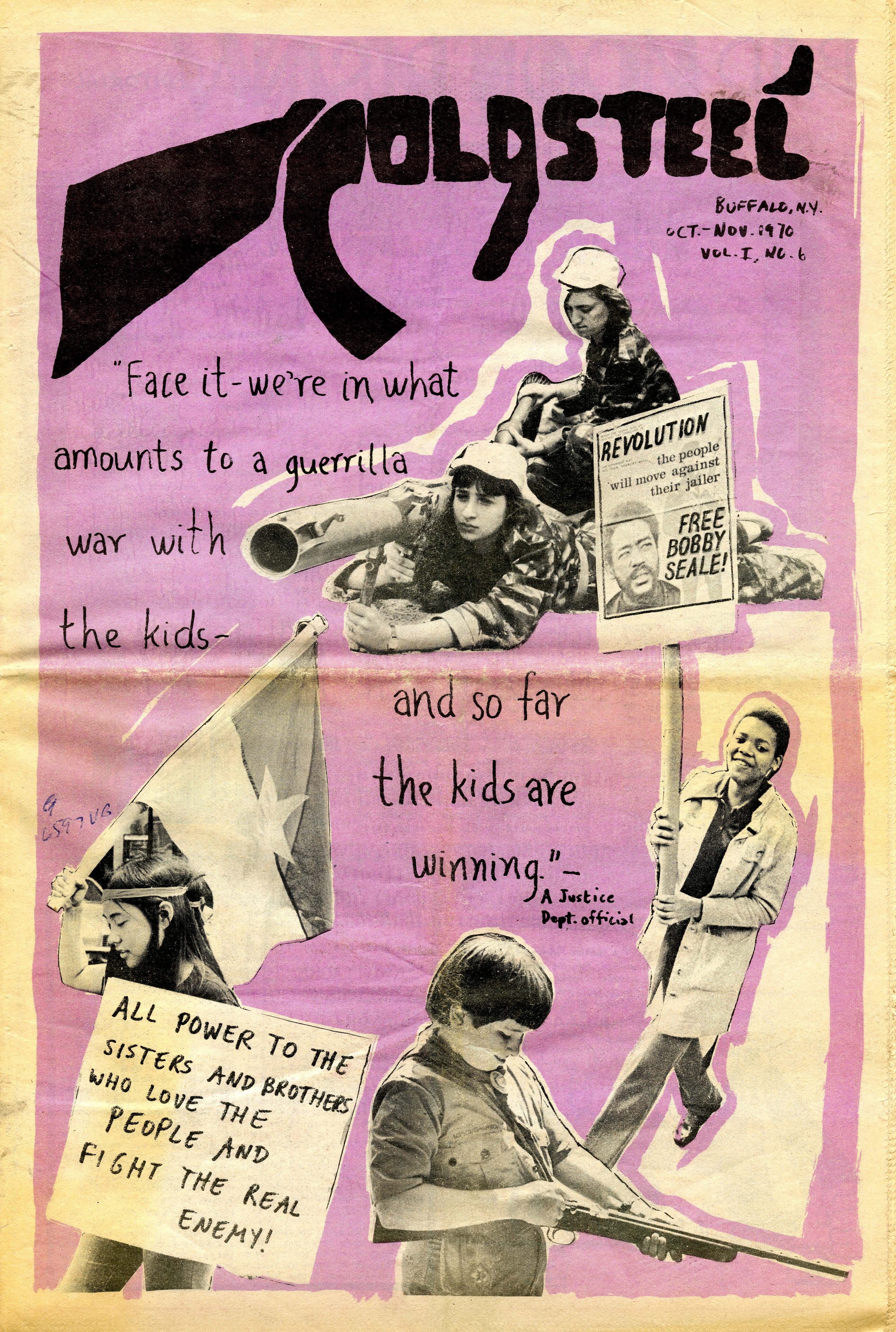Centerfold from the Publication Cold Steel Encouraging High School Students to Unite page 2