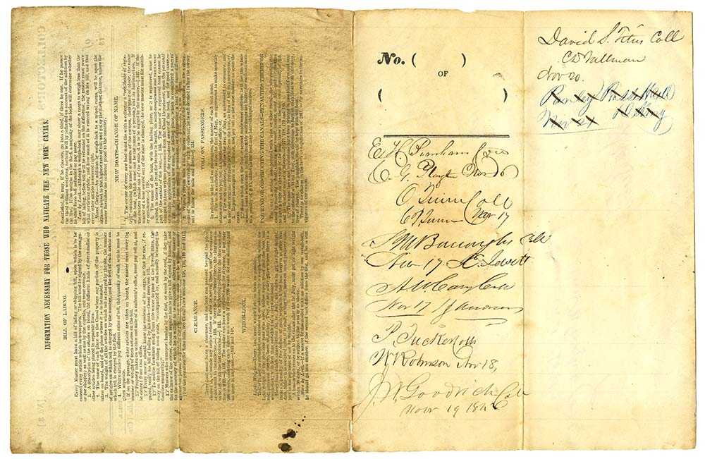 Inventory of the boat Equal Rights of Lysander; Charles Pelton, master, November 16, 1842 page 4