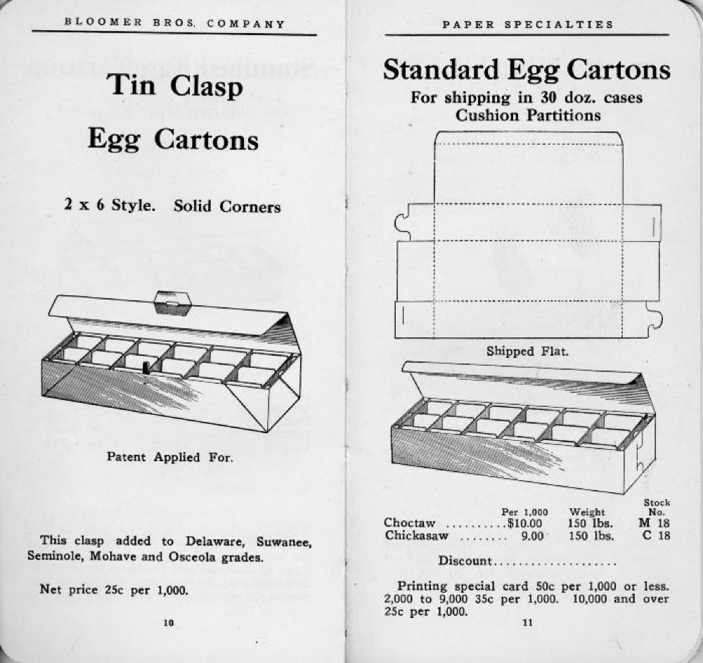 Bloomer Brothers Catalog of Paper Specialties, c. 1913 page 8