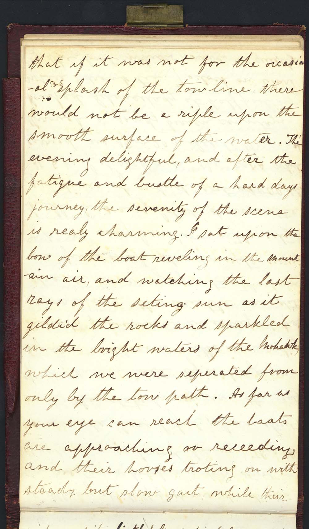 Travel journal of Clarissa Burroughs, 1835 page 2