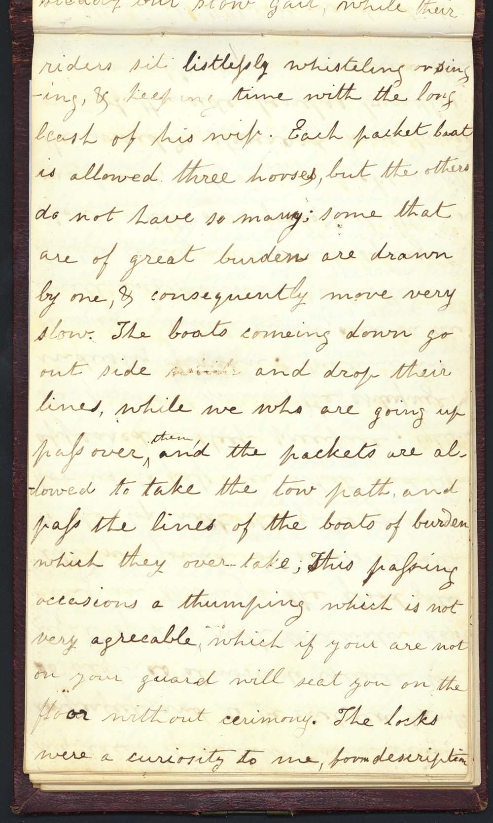 Travel journal of Clarissa Burroughs, 1835 page 3