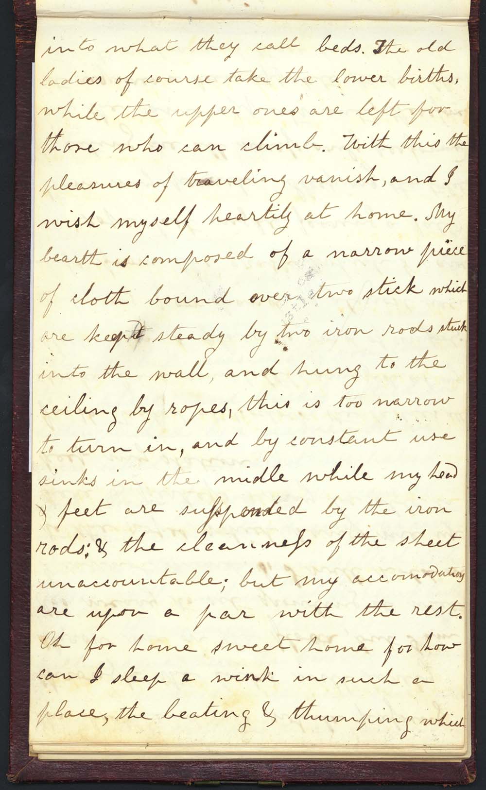 Travel journal of Clarissa Burroughs, 1835 page 5