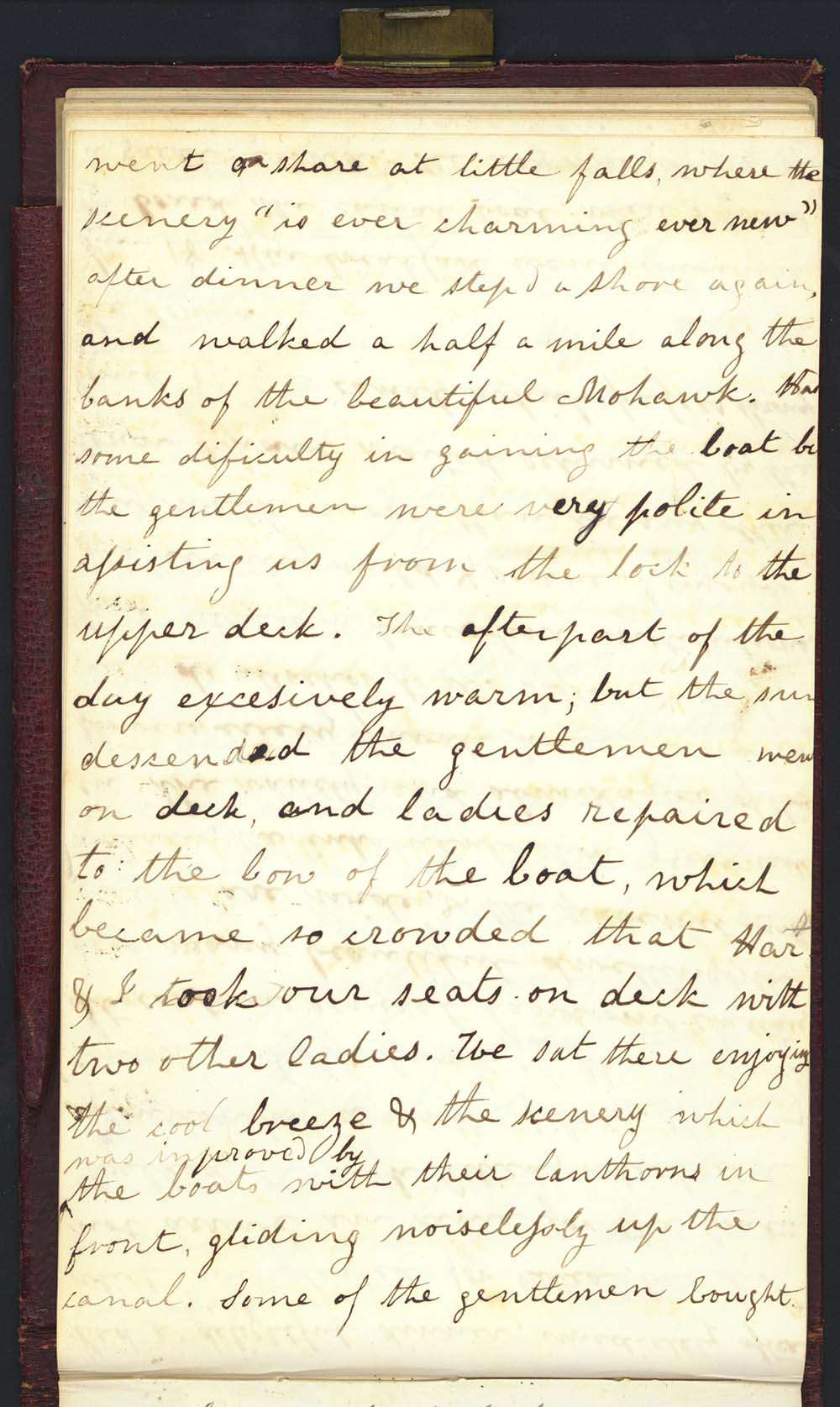 Travel journal of Clarissa Burroughs, 1835 page 8