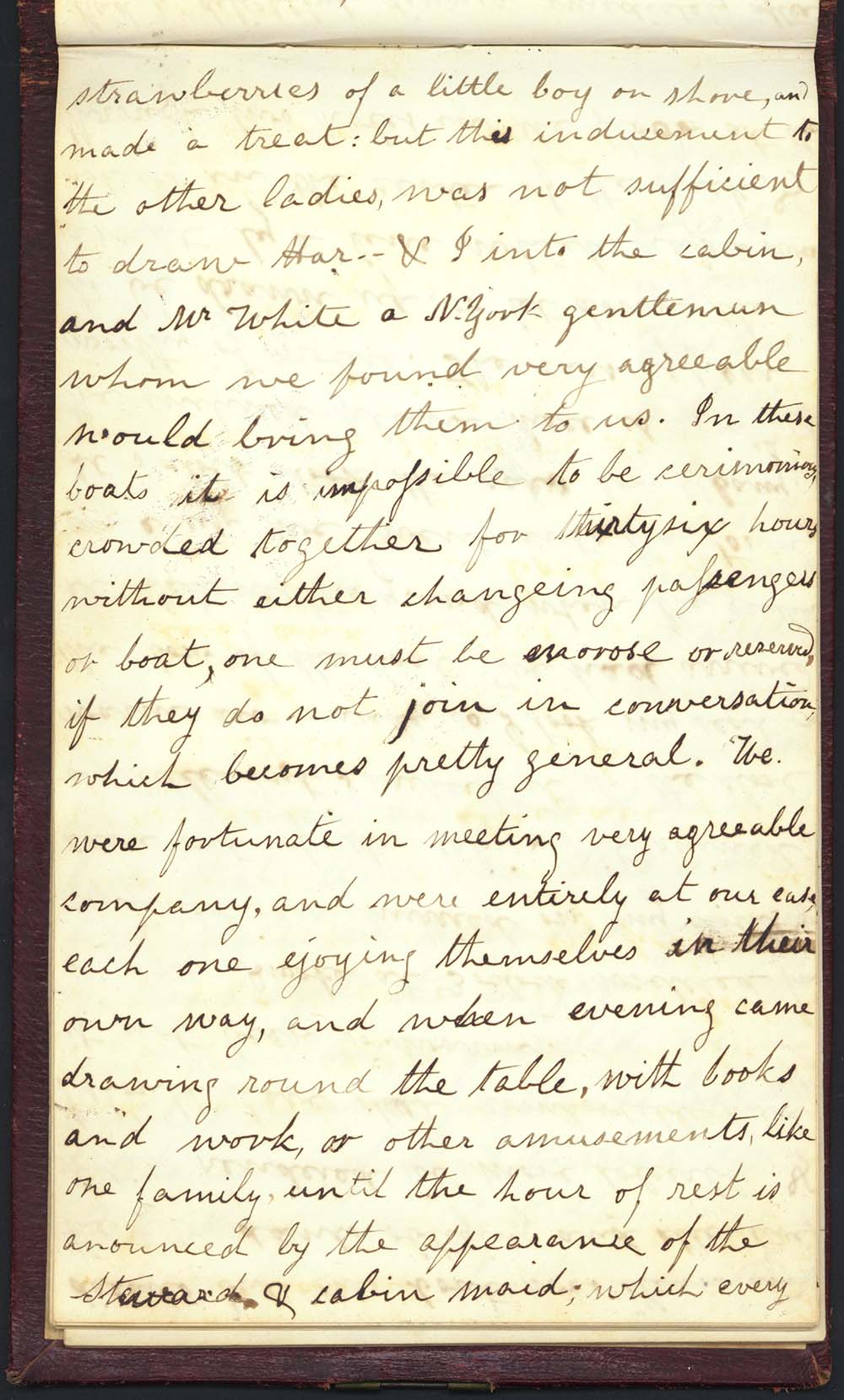 Travel journal of Clarissa Burroughs, 1835 page 9