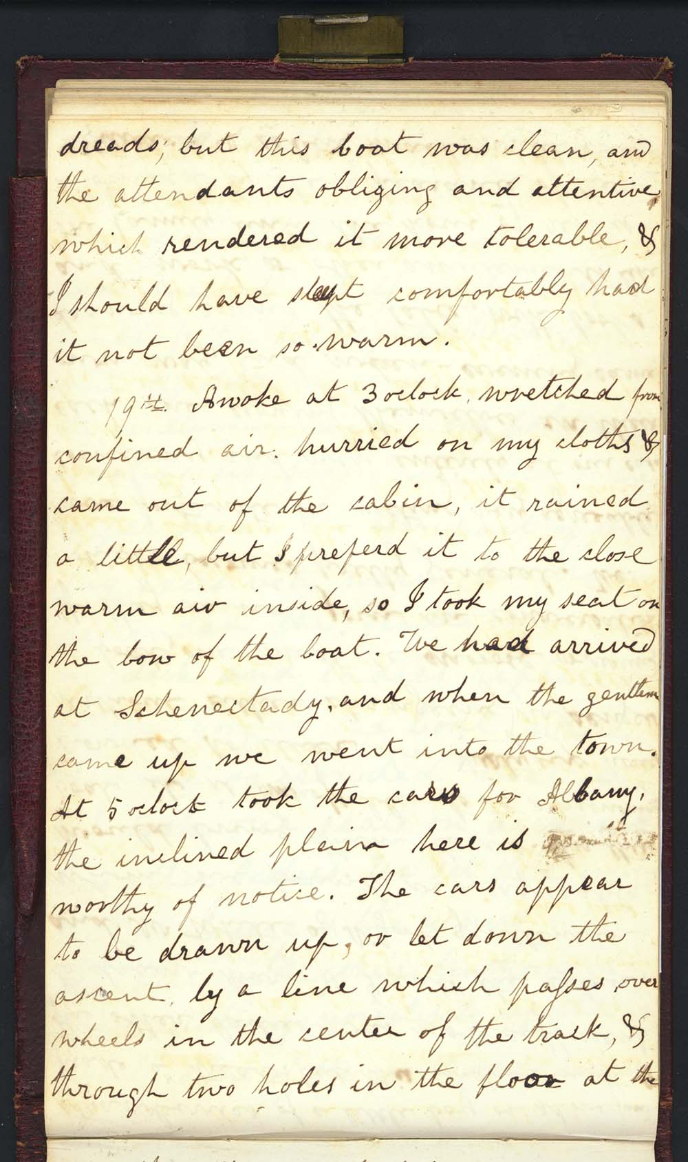 Travel journal of Clarissa Burroughs, 1835 page 10