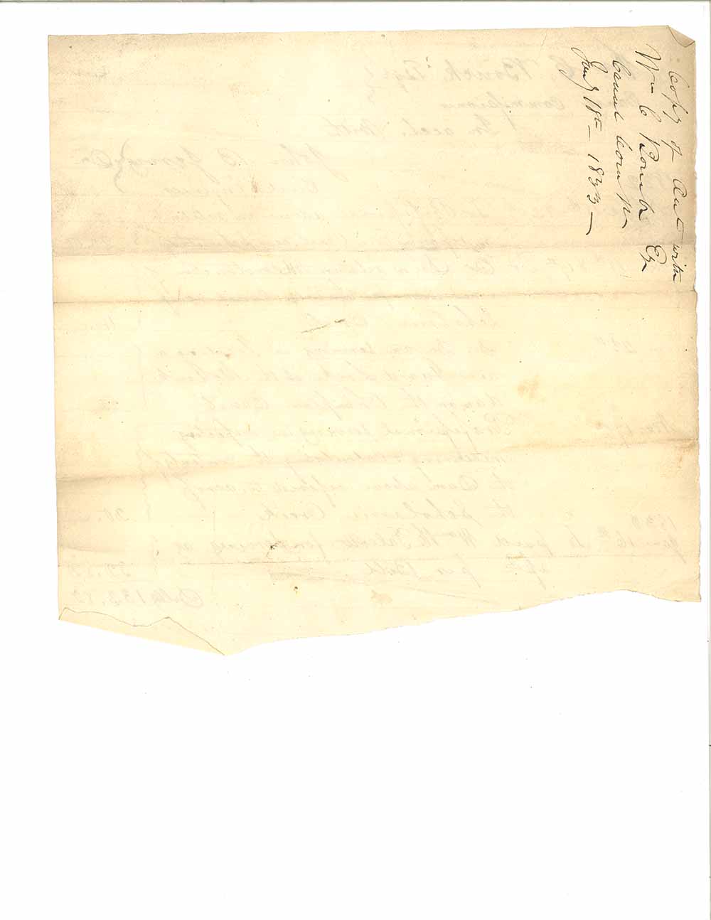 Log of services submitted by civil engineer John B. Jervis to canal commissioner William C. Bouck for the period of April 1832 to January 1833 page 2