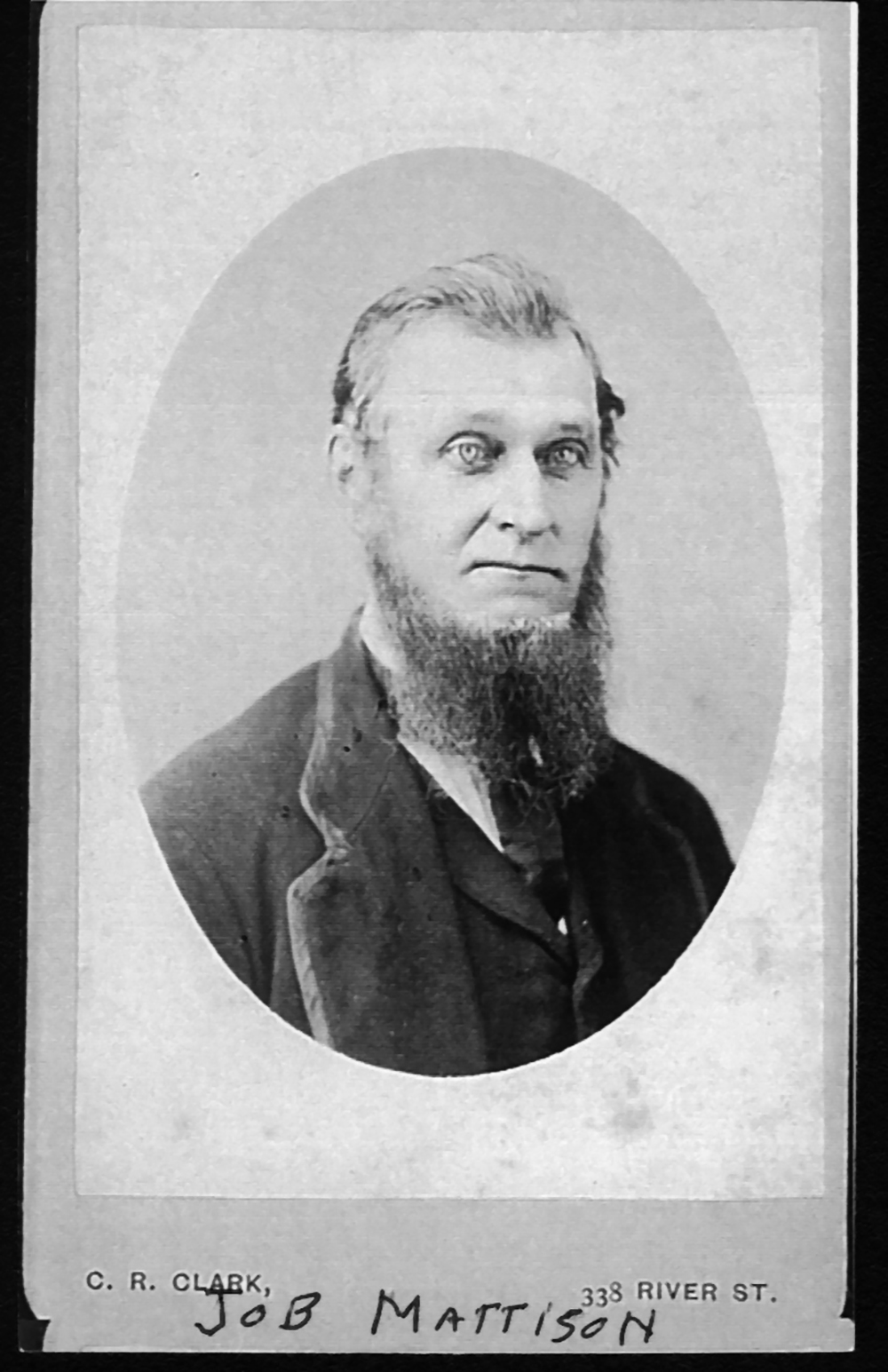 Photograph of Job Orlando Mattison, 1821-1895 page 1