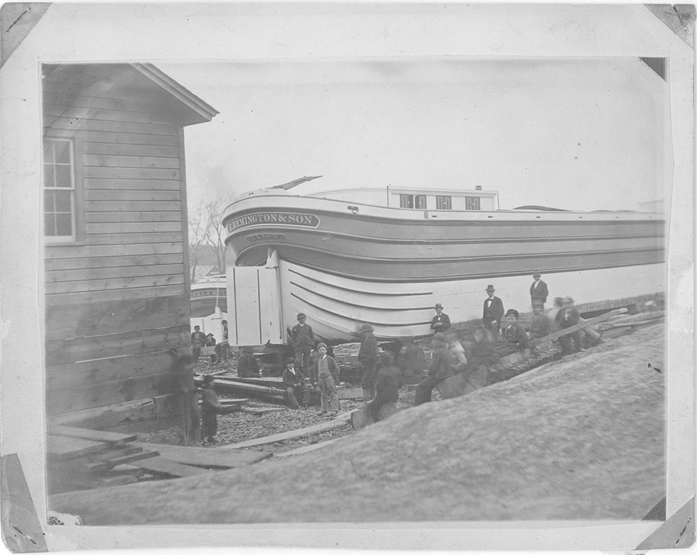 Photograph of Remington & Sons (Remington Arms Company) canal barge, c. 1850 page 1