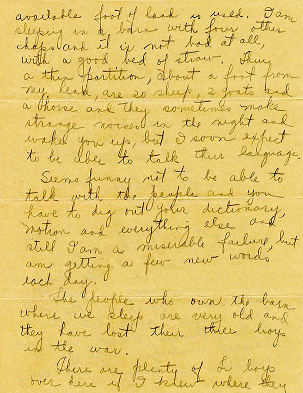 Joseph Lawton Letter page 2