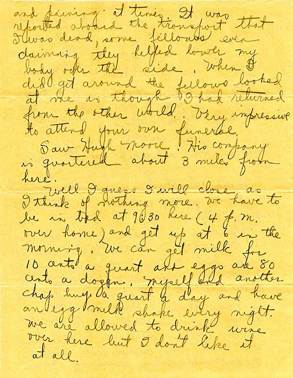 Joseph Lawton Letter page 4