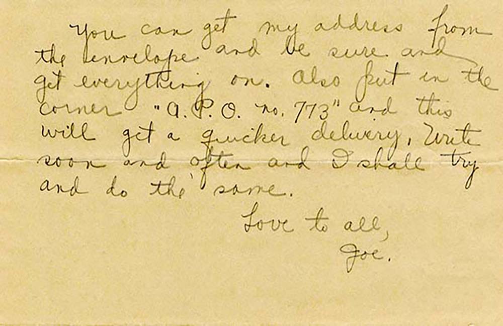 Joseph Lawton Letter page 5