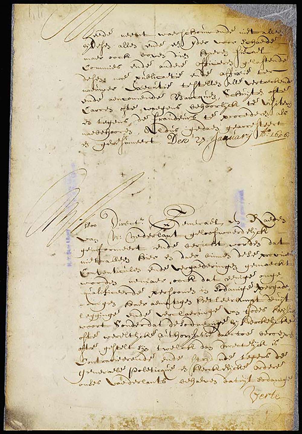 Ordinance against conventicles and meetings other than the authorized reformed religion page 1