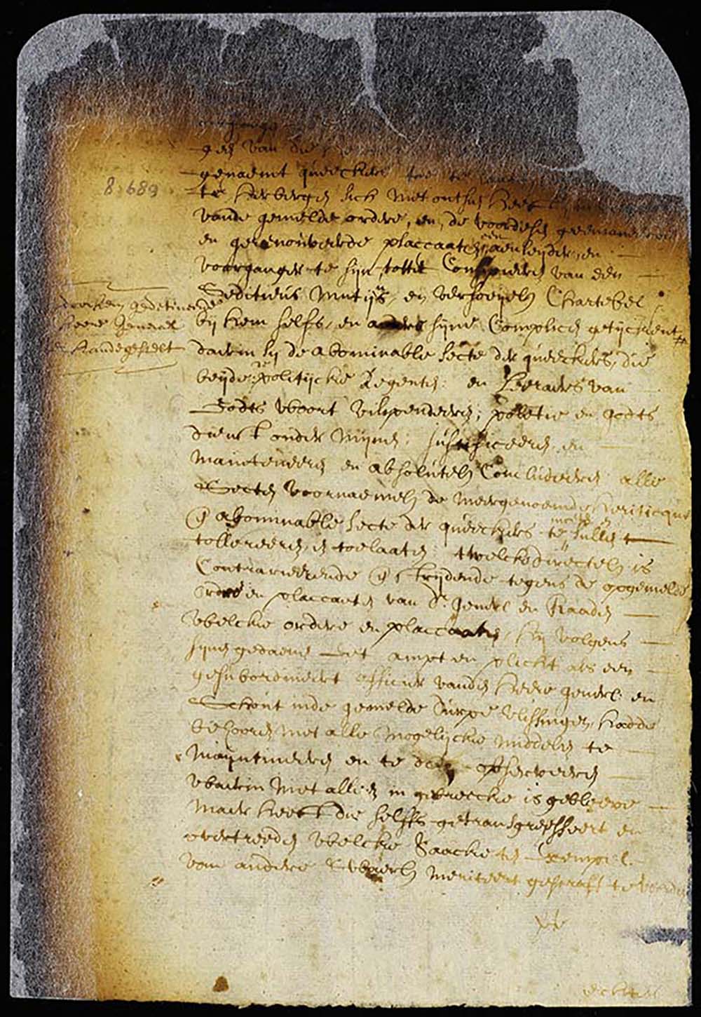 Sentence of Tobias Feake page 1