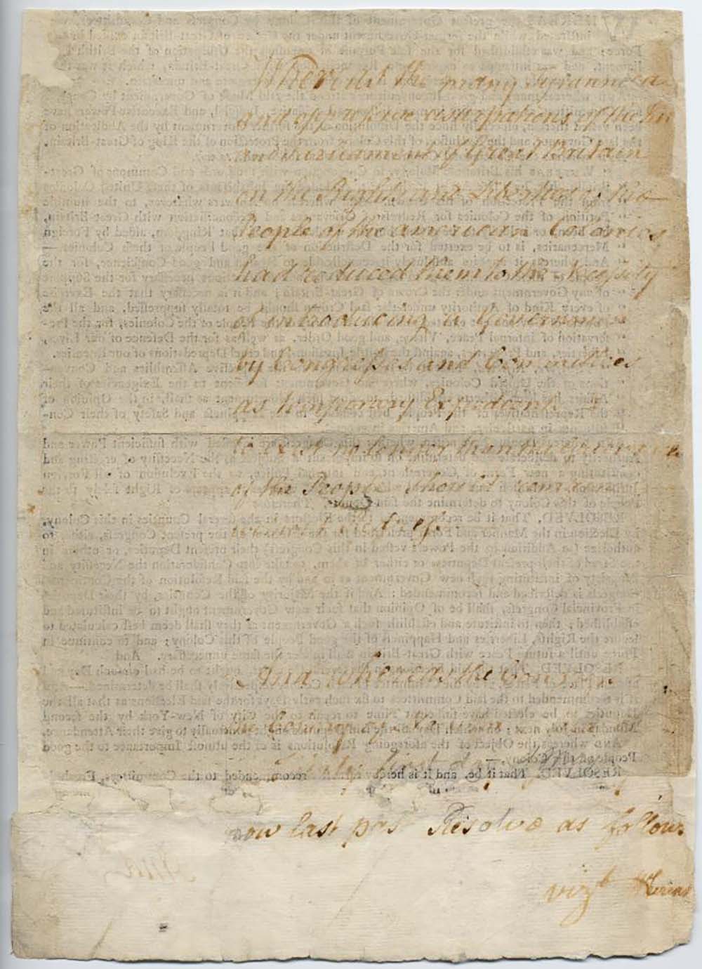 First Constitution of the State of New York page 2