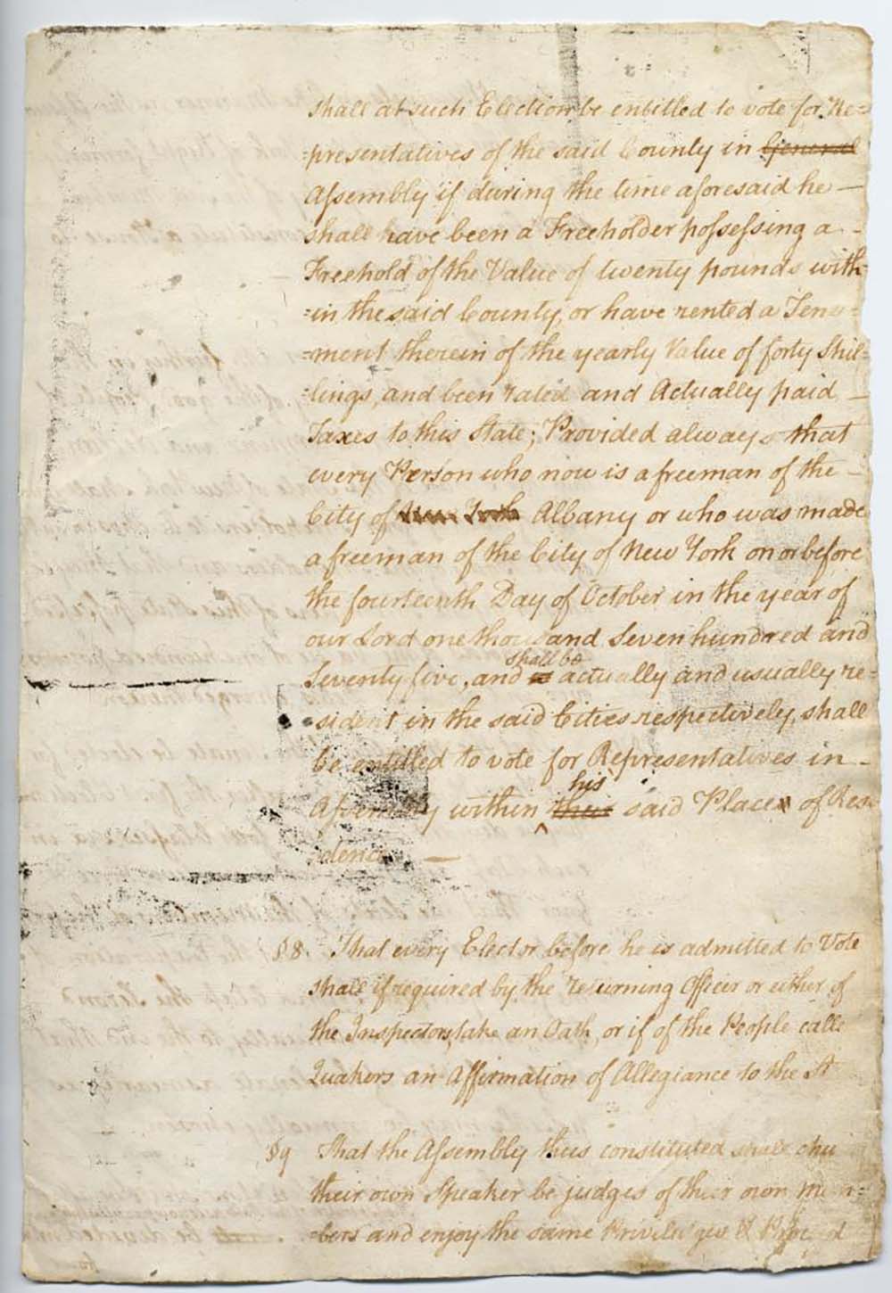 First Constitution of the State of New York page 7