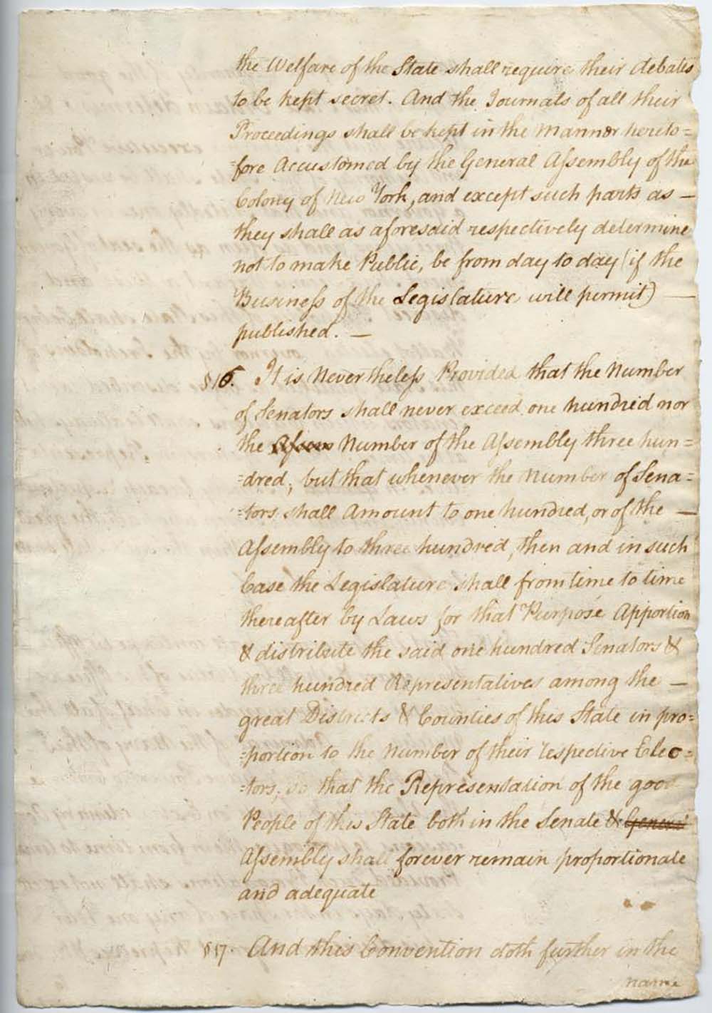 First Constitution of the State of New York page 11