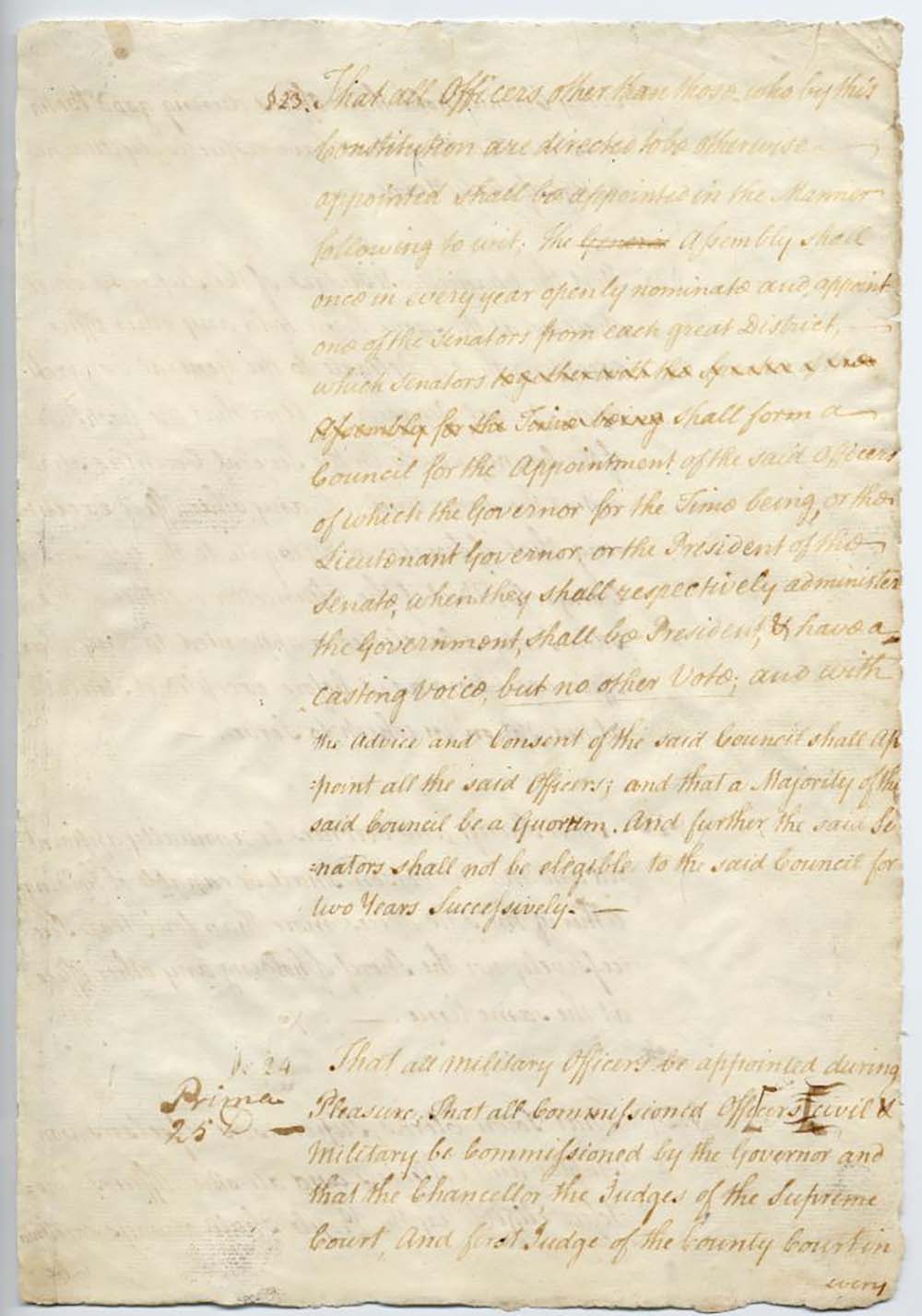 First Constitution of the State of New York page 16