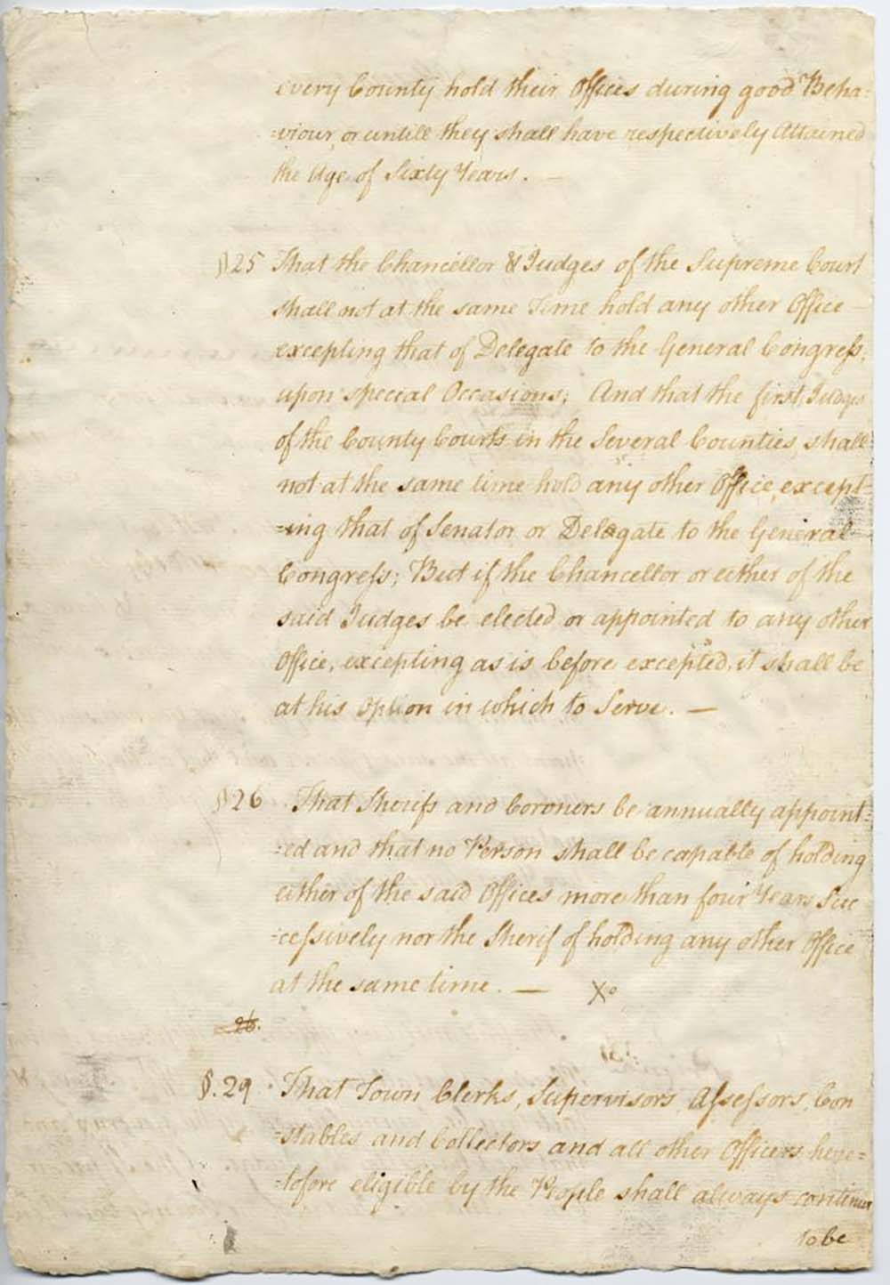 First Constitution of the State of New York page 17