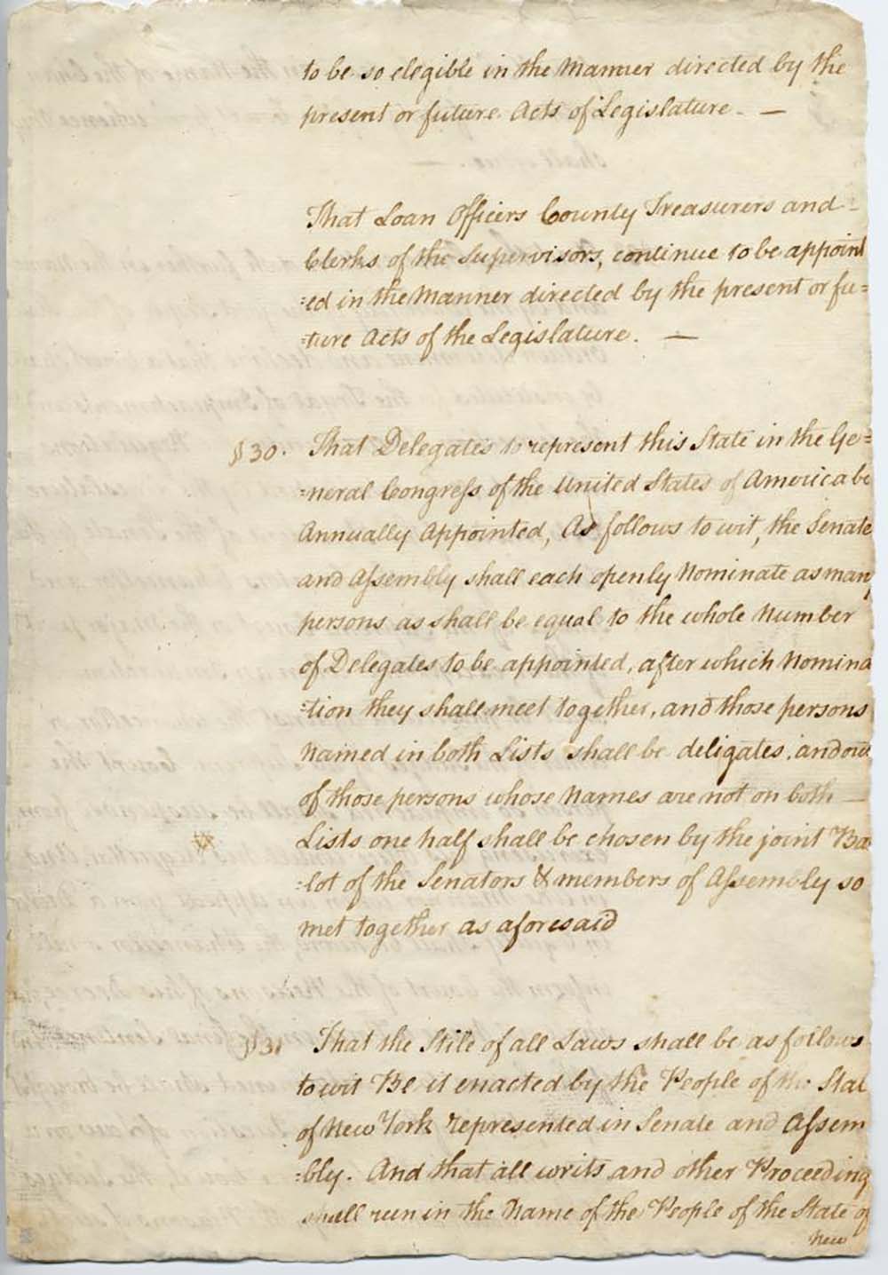 First Constitution of the State of New York page 18