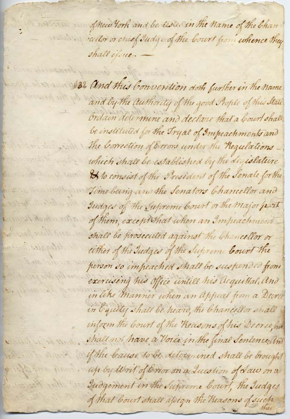 First Constitution of the State of New York page 19