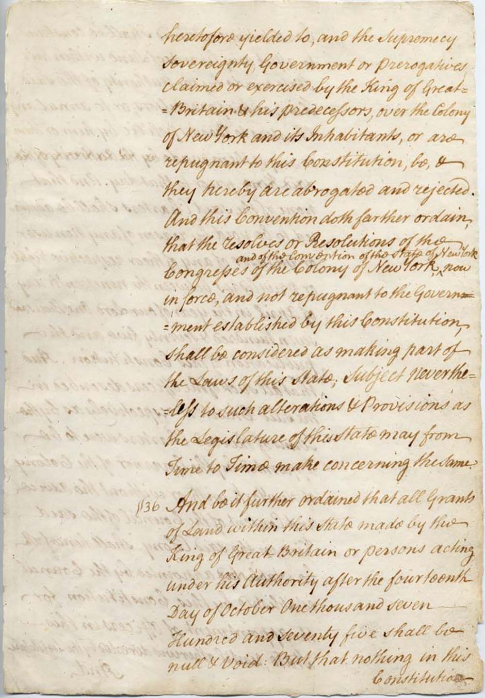 First Constitution of the State of New York page 22