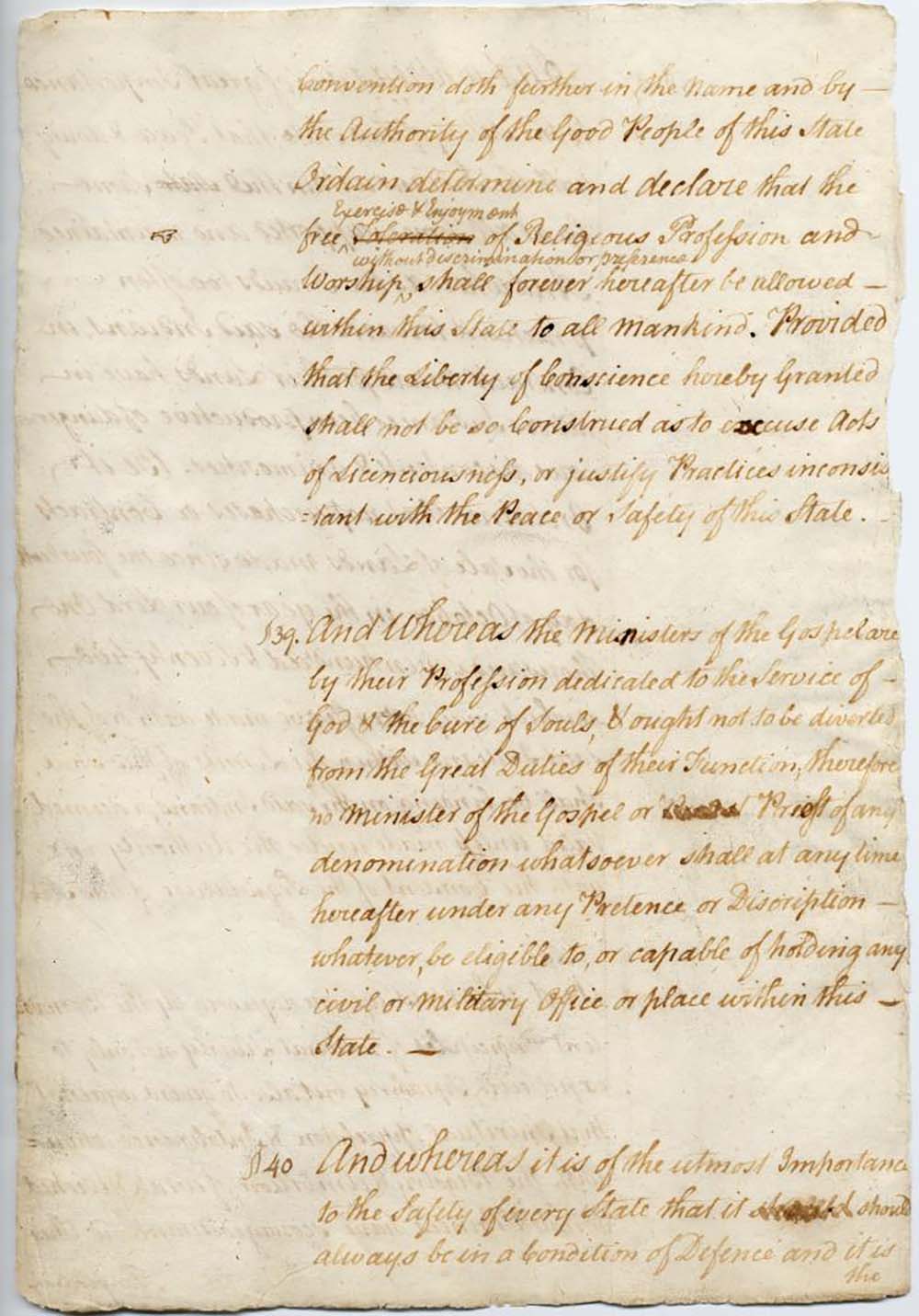 First Constitution of the State of New York page 25