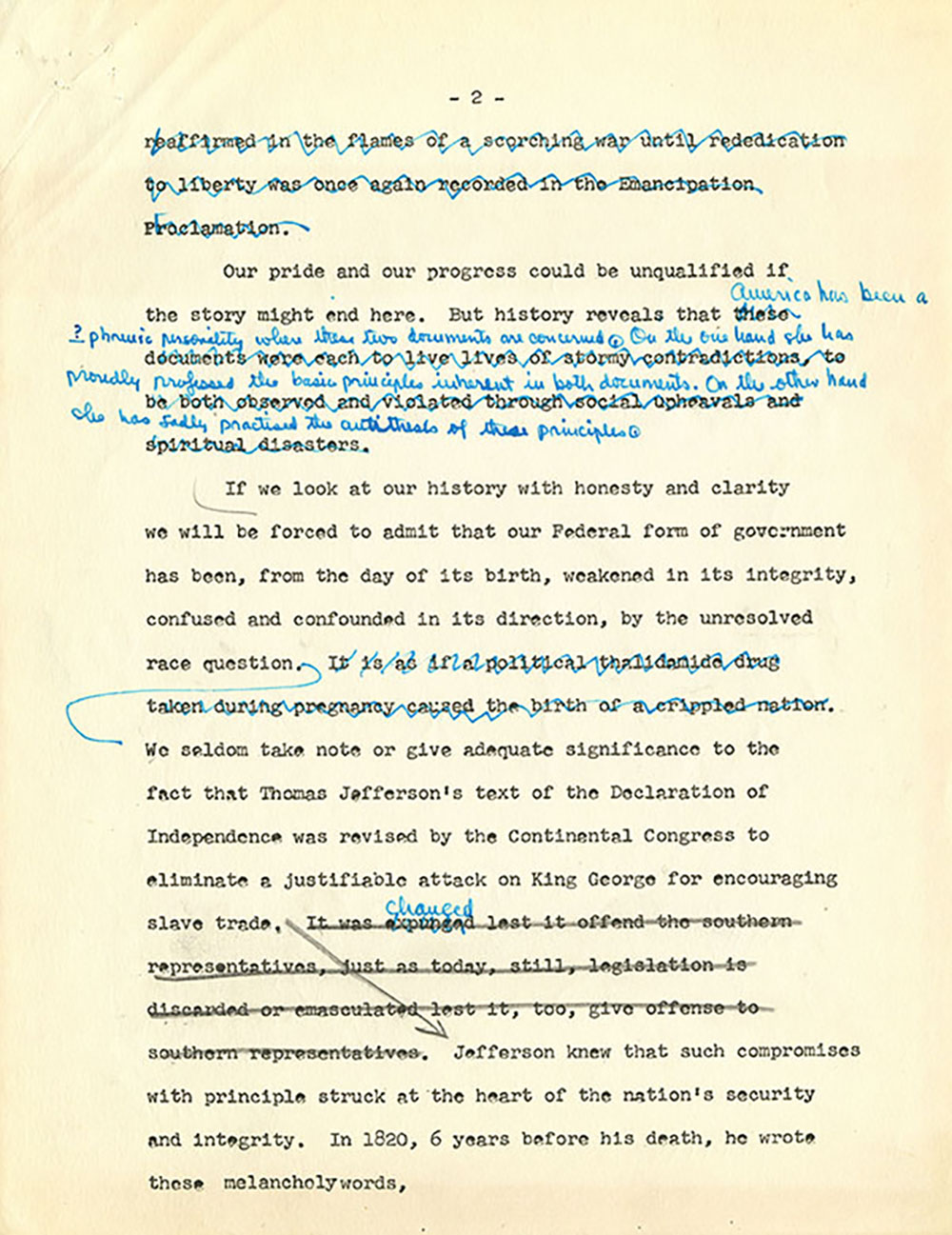 Address of the Reverend Dr. Martin Luther King, Jr. page 2