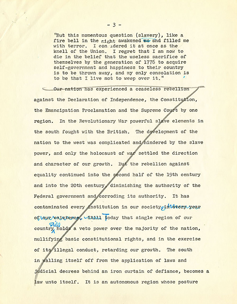Address of the Reverend Dr. Martin Luther King, Jr. page 3