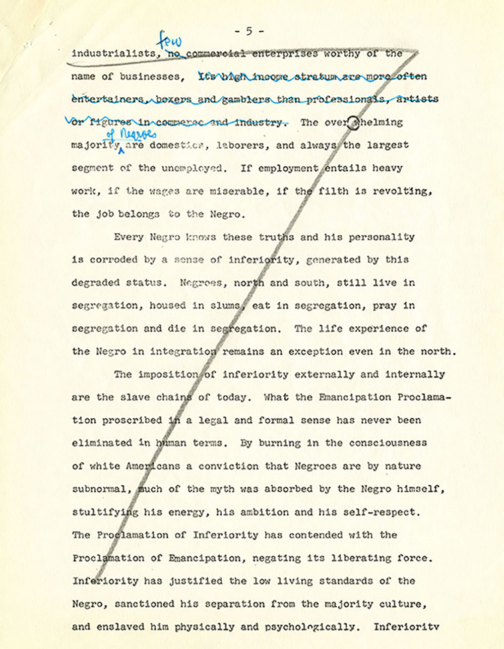 Address of the Reverend Dr. Martin Luther King, Jr. page 5