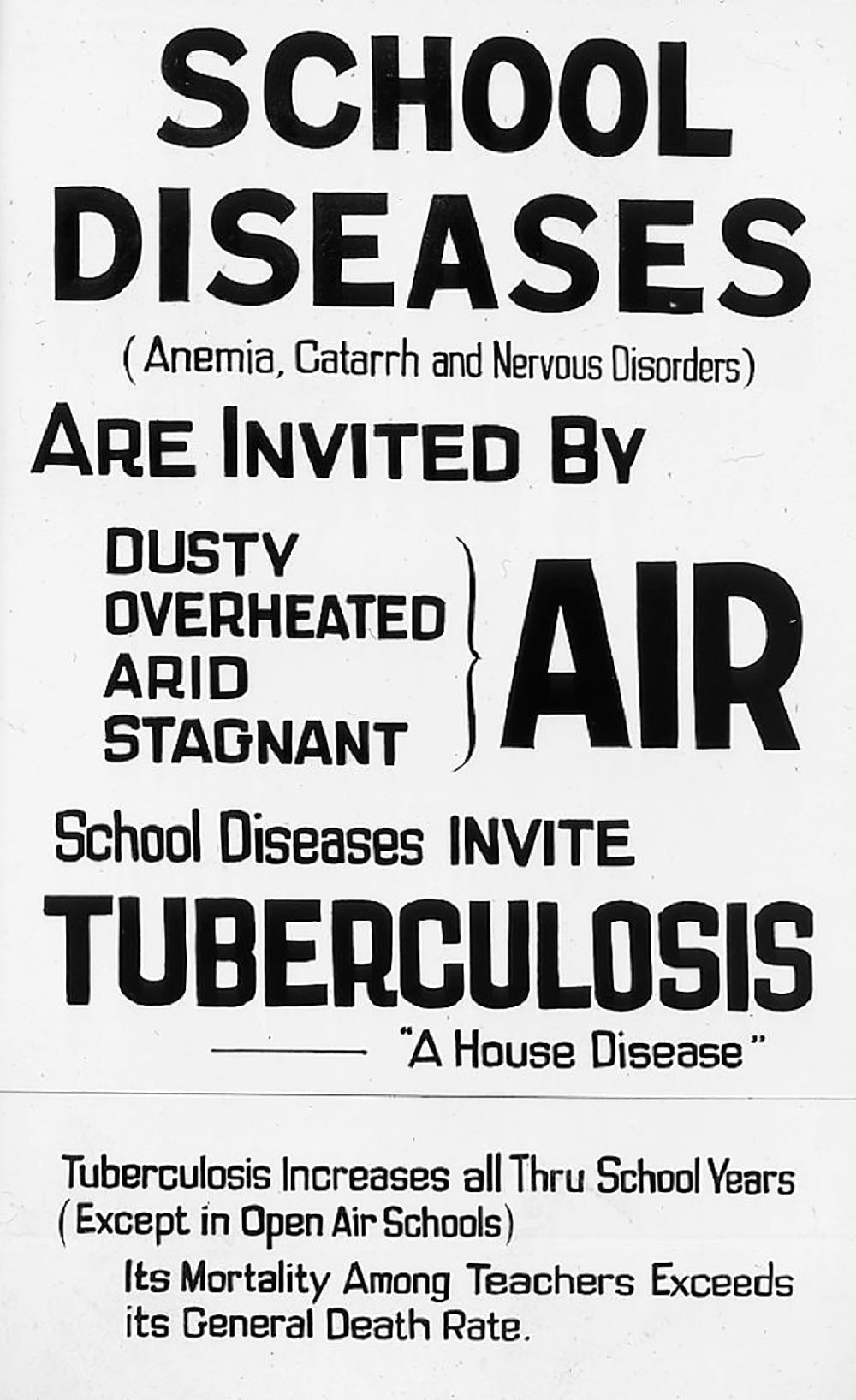 Education. FYI Poster School Diseases page 1