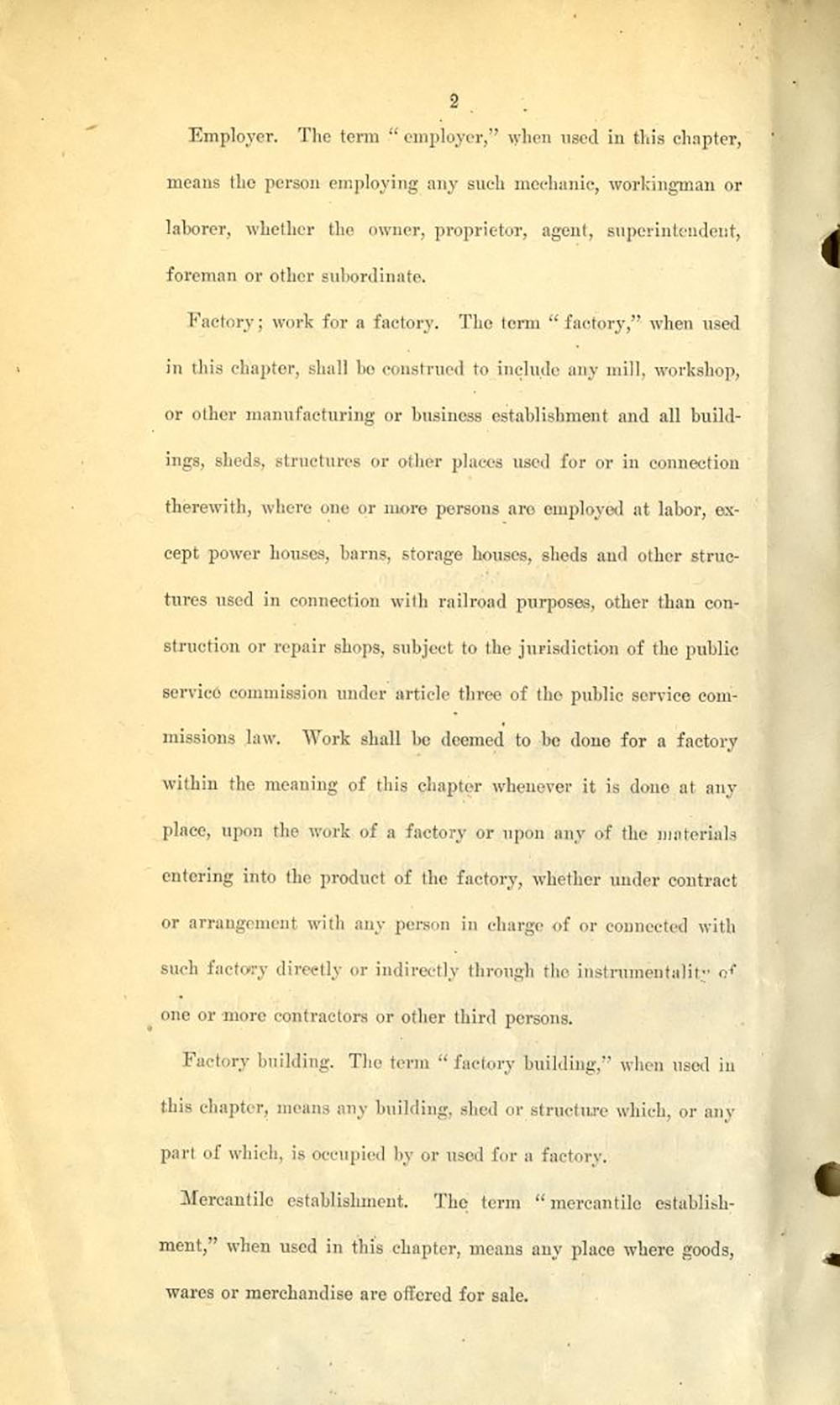 Laws of 1913, Chapter 529: Child Labor Law page 2