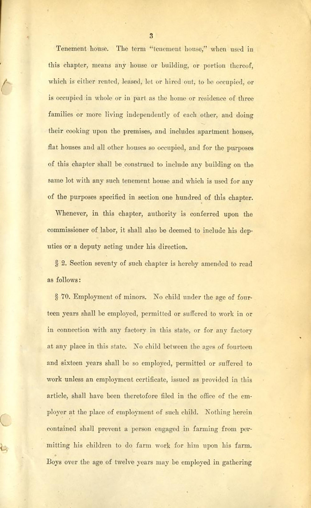 Laws of 1913, Chapter 529: Child Labor Law page 3