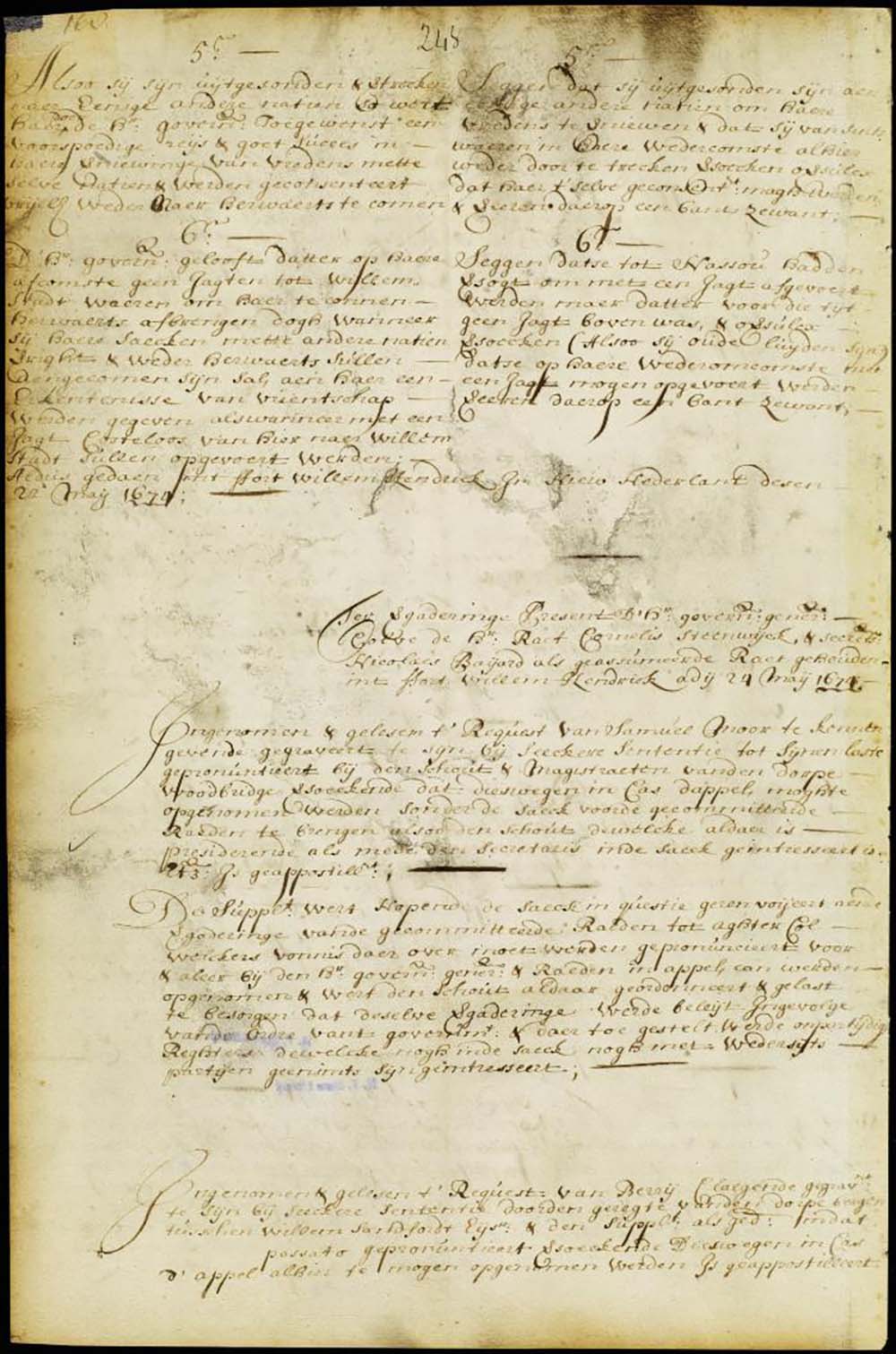 Propositions of the Mohawk Indians to Gov. Colve and his answer page 2