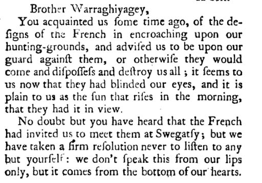 Speeches and treaties between William Johnson and the Haudenosaunee, 1755-1756. page 7