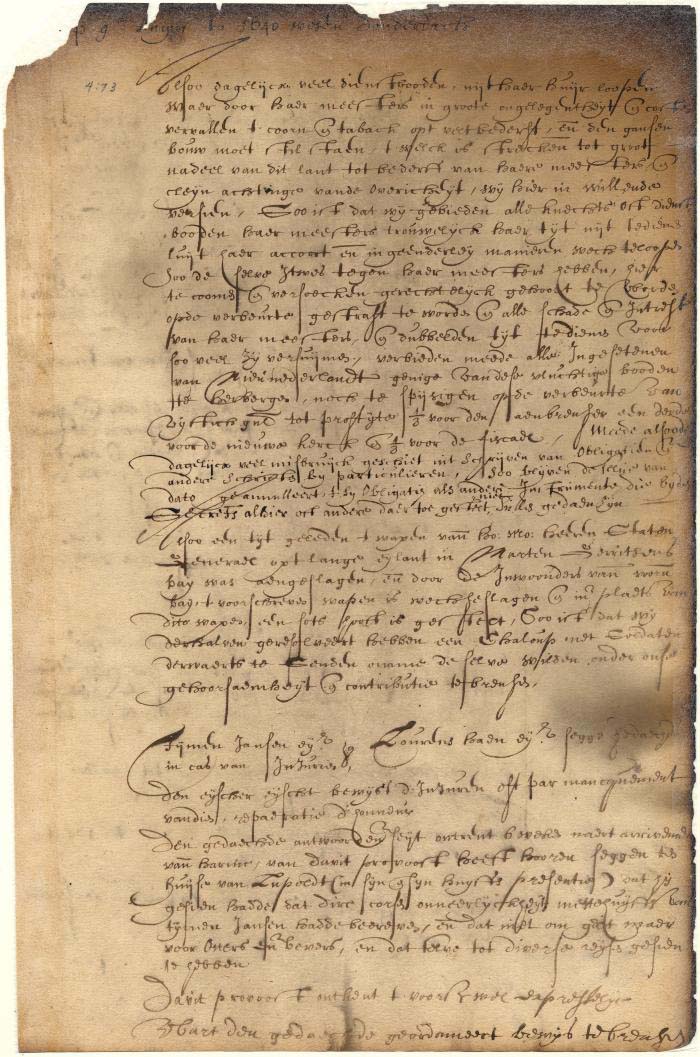 Dutch colonial council minutes, 9 August 1640 page 1