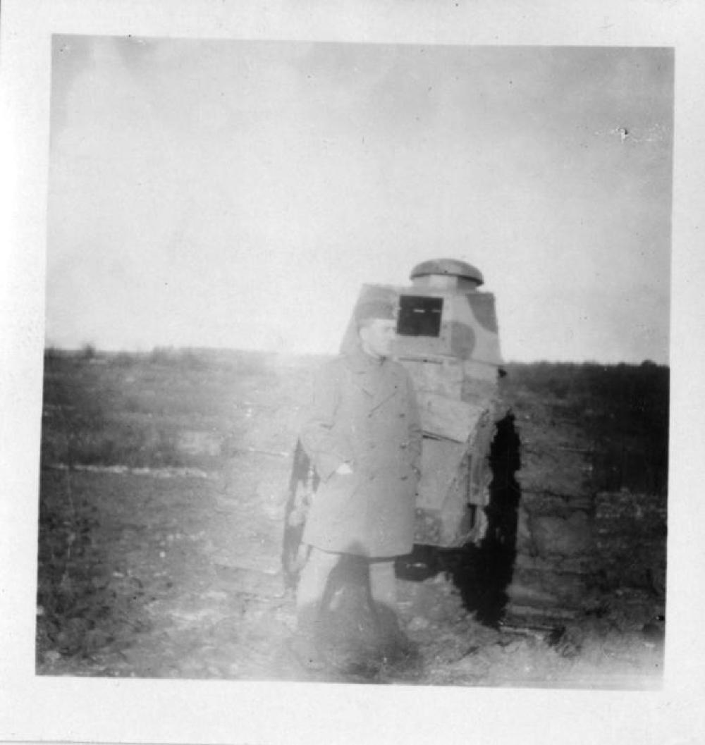 Renault Tank, World War I, Bourg, France, December, 1918 page 1