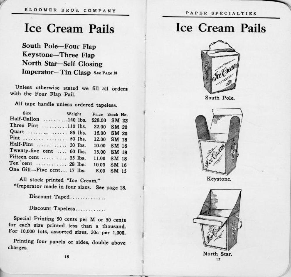 Bloomer Brothers Catalog of Paper Specialties, c. 1913 page 11