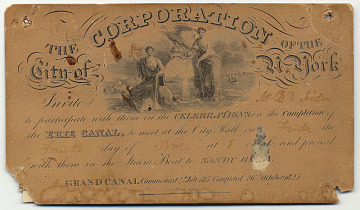 Load Erie Canal Celebration, New York, 1825 in Main Document Viewer