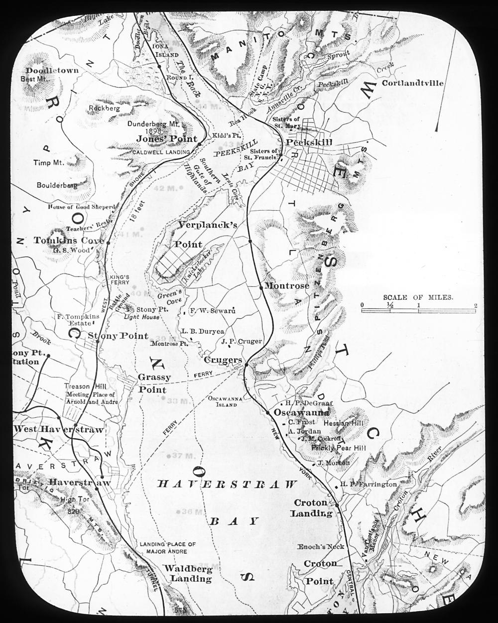 Hudson River Sites Related to British Major John Andre and the American Revolution, c.1900 page 1