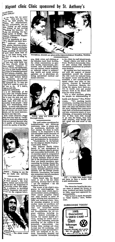 Load Migrant Clinic Sponsored by St. Anthony's in Main Document Viewer